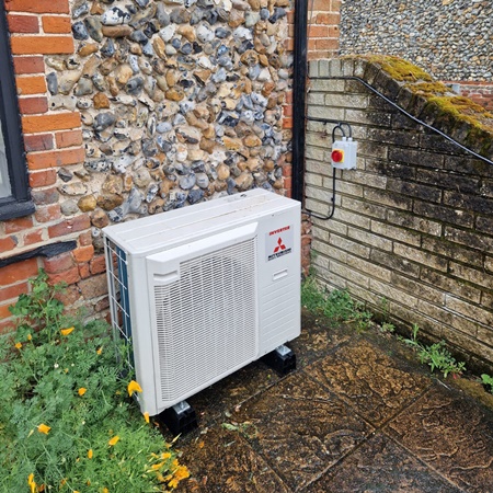 Outdoor system for air conditioning