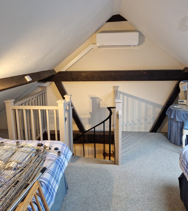 Air Conditioning Unit installed into loft