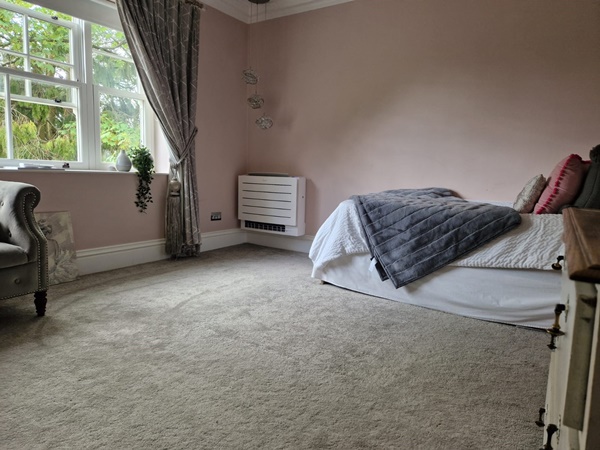 Air conditioning installed in living room