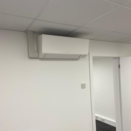 Air con installed by UK Services